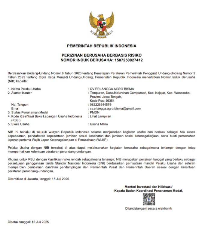 Export Quality Standard